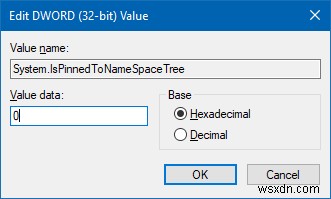 OneDrive shortcut in Windows 10 explore wont go away