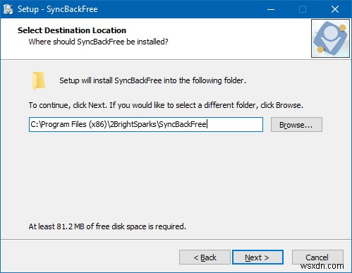 SyncBack Free review - Its elementary, data