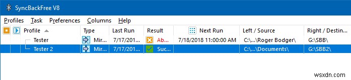 SyncBack Free review - Its elementary, data