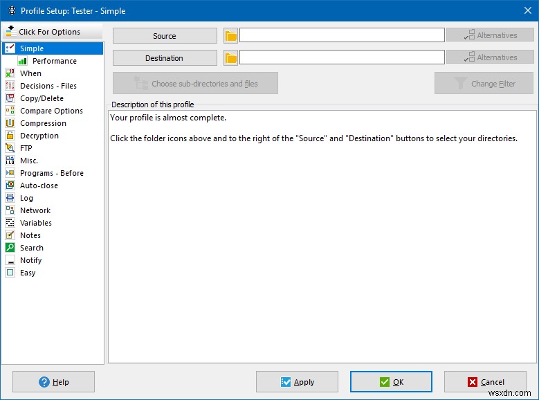 SyncBack Free review - Its elementary, data