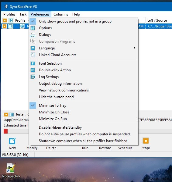 SyncBack Free review - Its elementary, data