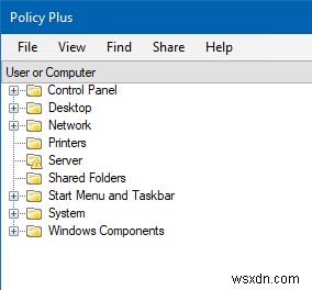 Windows 10 - No group policy editor? Policy Plus!