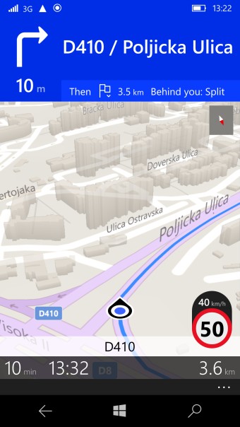 Windows Phone navigation - Road test