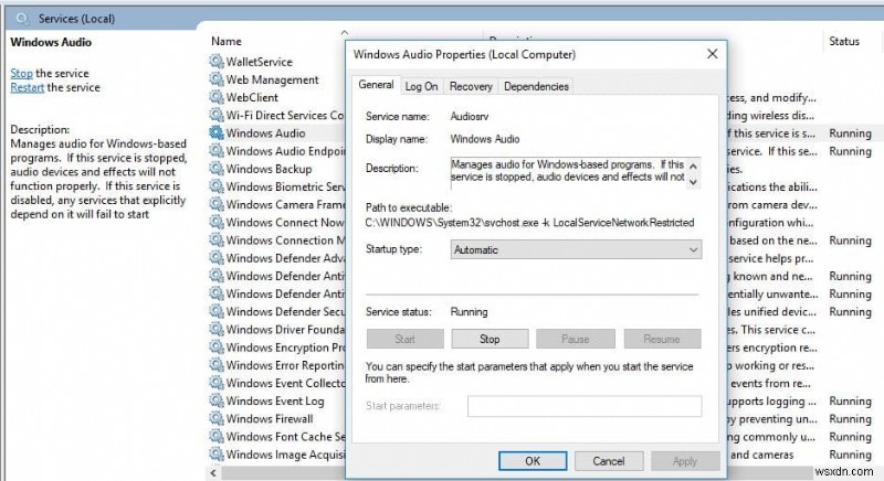 Sound not working “Audio device is disabled” on windows 11/10
