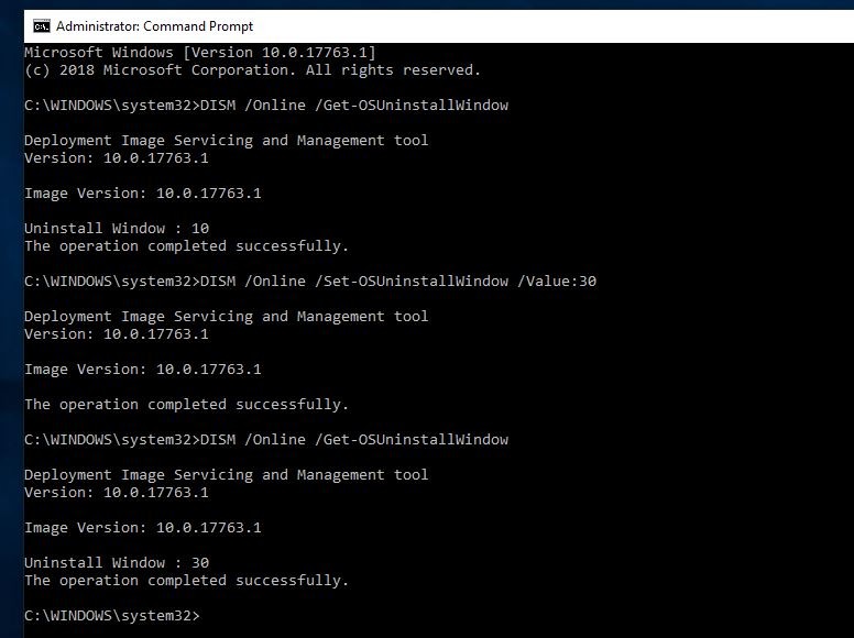 How to Extend 10 Day Windows 11 Rollback or downgrade Period