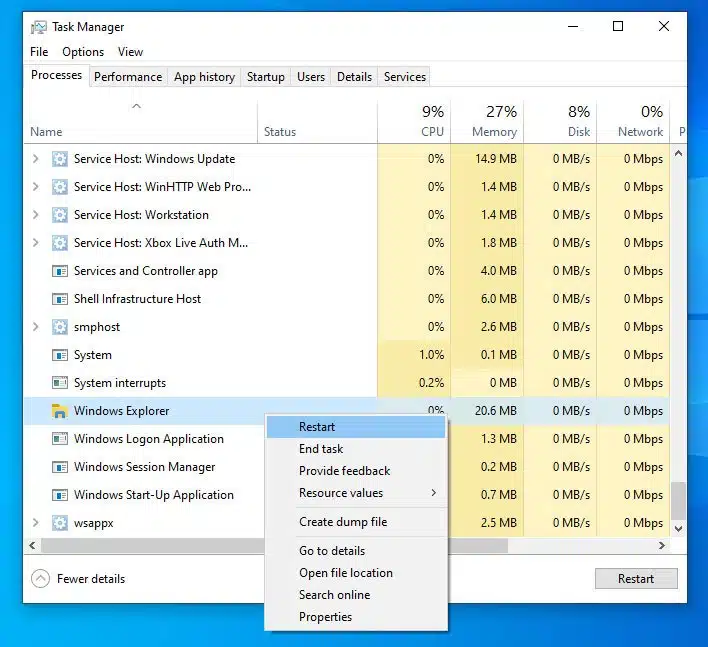 7 Quick Fix for Start menu no longer opens in Windows 11