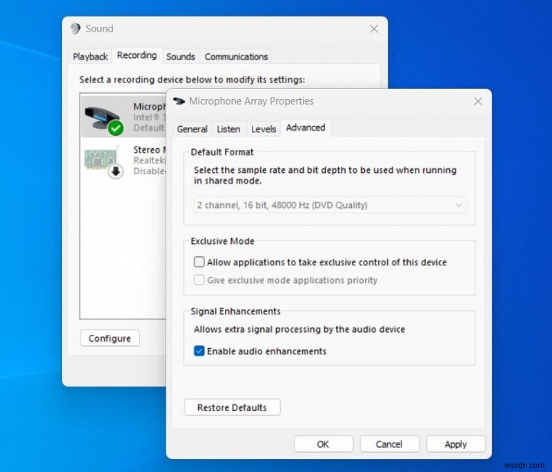 7 ways to Fix Microphone Not Working Issue on Windows 11