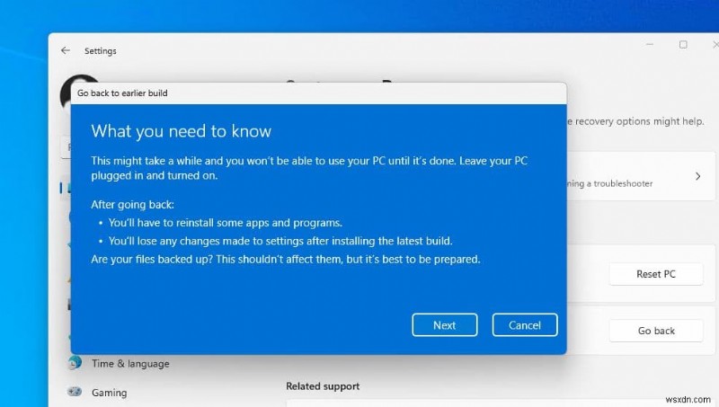 How to Uninstall Windows 11 2022 Update (22H2) Rollback Build