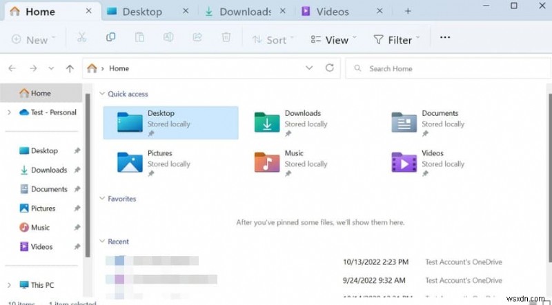 Windows 11 KB501509 available with Tabs in Explorer