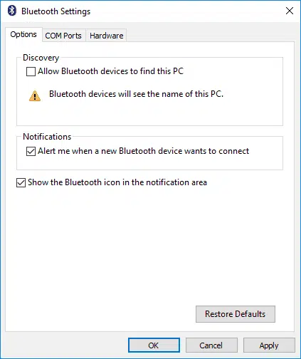 Solved: Bluetooth Icon Missing From System Tray In Windows 10