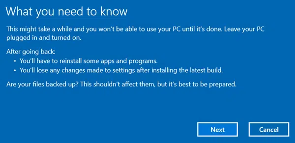 How to Rollback or uninstall windows 10 version 20H2,