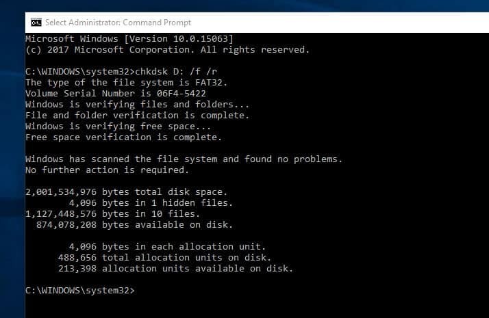 Fix Data Error Cyclic Redundancy Check in Windows 10