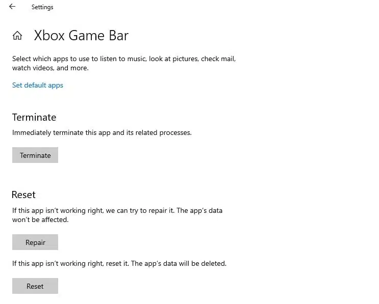 Solved: Xbox Game Bar – Error 0x803F8001 on Windows10