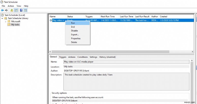 How to schedule a program to run at a specific time in windows 10