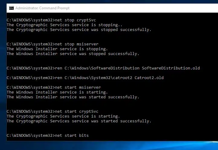 We couldn’t install Windows 10 version 21H2 0x8007002C-0x400D