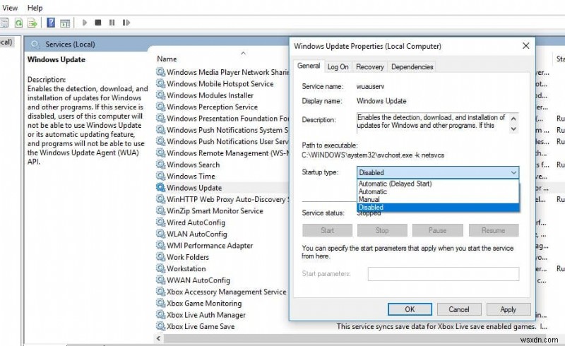 How to Disable automatic updates on Windows 10 (Home edition)