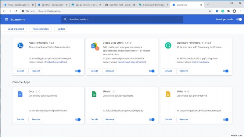 Google Chrome not working/responding after windows 10 update 2022