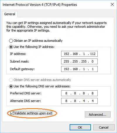 Fix Ethernet Doesn’t Have A Valid IP Configuration Error In Windows 10