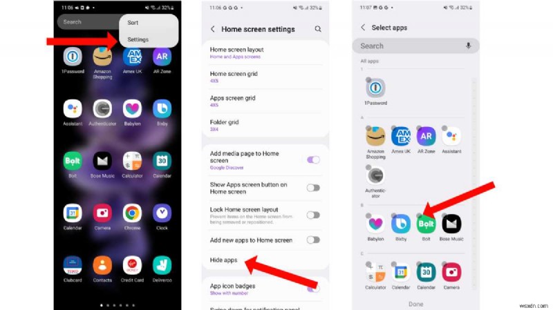 How to hide apps on Android