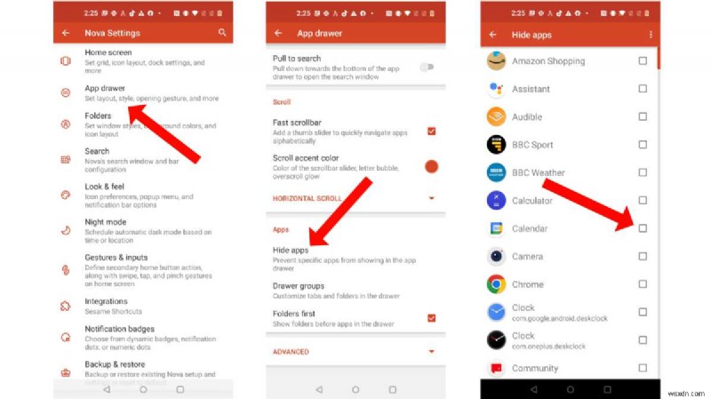 How to hide apps on Android