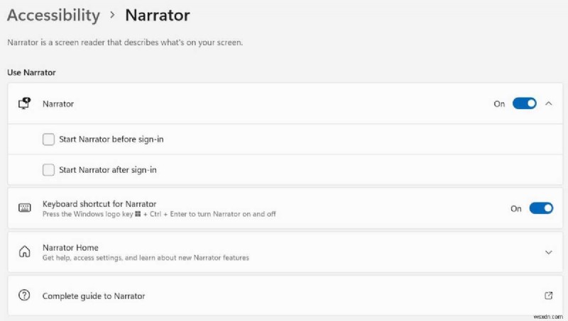 How to use Windows 11’s screen reader