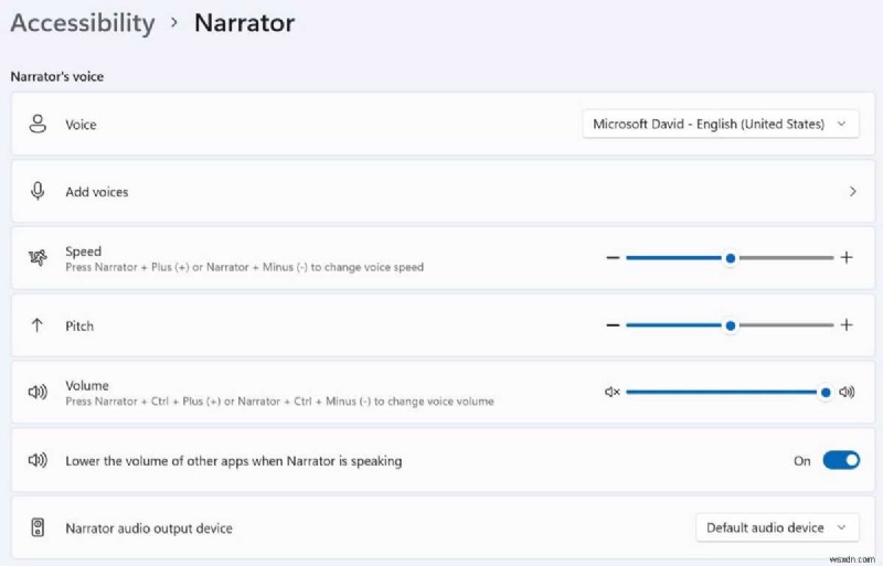How to use Windows 11’s screen reader