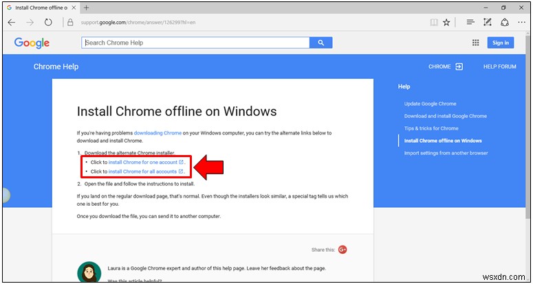 How to Install Google Chrome in Windows 10 (Online and Offline)