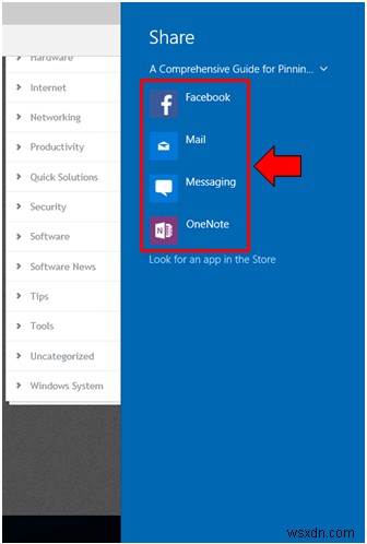How to Share Web Notes in Microsoft Edge