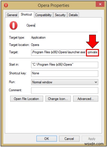 How to Create Private Browsing Desktop Shortcuts for Popular Web Browsers