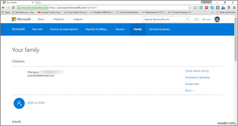 How to Manage a Child Account in Windows 10
