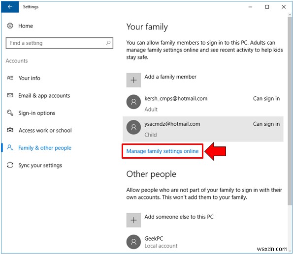 How to Manage a Child Account in Windows 10