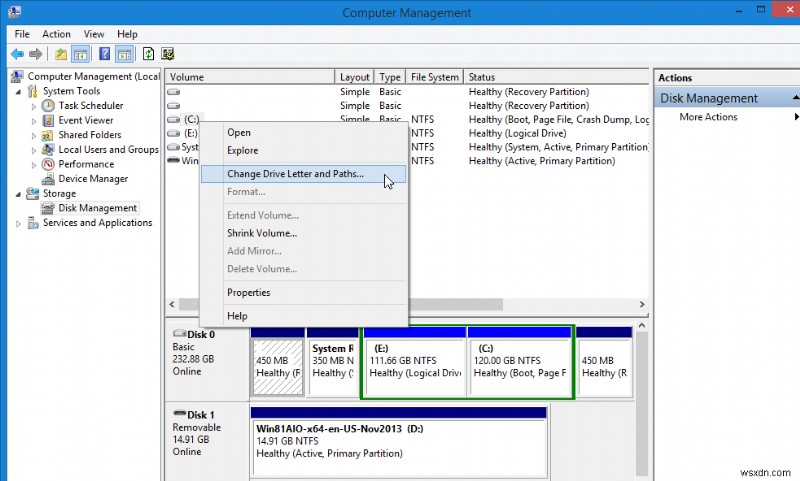 Working With Hard Drive Partitions in Windows 8.1