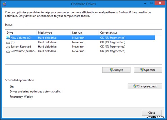 How to Access the Optimize Drives Tool in Windows 8.1