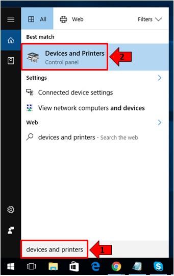How to Launch the Devices and Printers Section and What Can You Do In It?