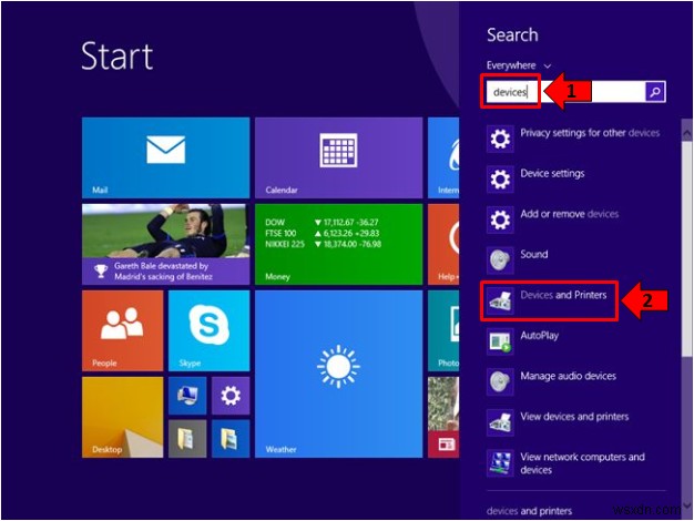 How to Launch the Devices and Printers Section and What Can You Do In It?