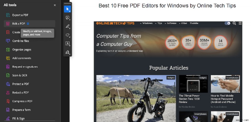 Top 10 Free PDF Editors for Windows – Reliable Tools for Editing & Signing