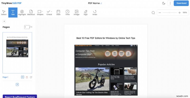 Top 10 Free PDF Editors for Windows – Reliable Tools for Editing & Signing