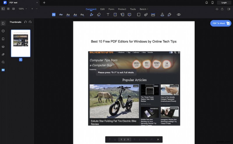 Top 10 Free PDF Editors for Windows – Reliable Tools for Editing & Signing