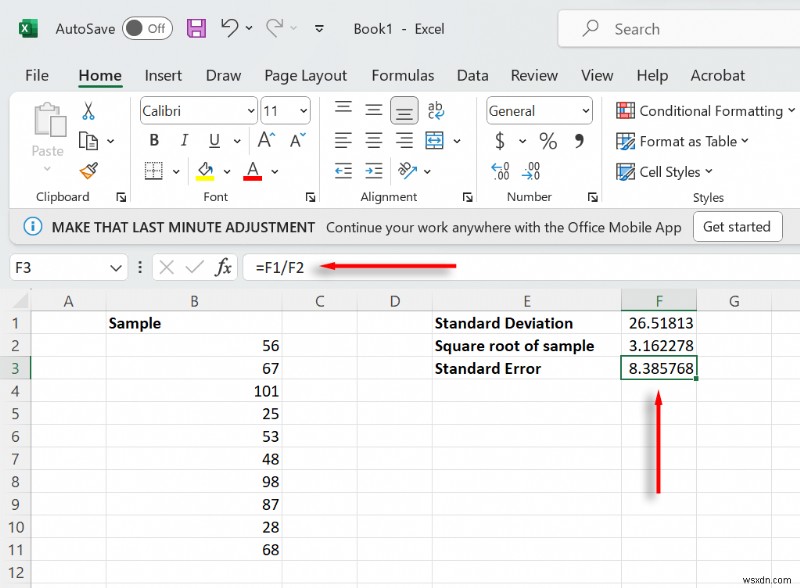 Mastering Standard Error Calculation in Excel: Step-by-Step Guide