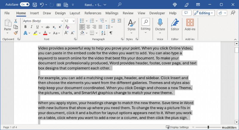 Master Text Selection in Word: Quick Guide to Select All & Custom Selections