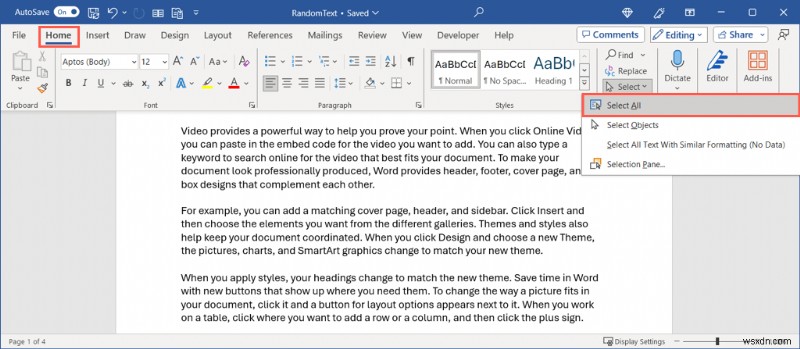 Master Text Selection in Word: Quick Guide to Select All & Custom Selections