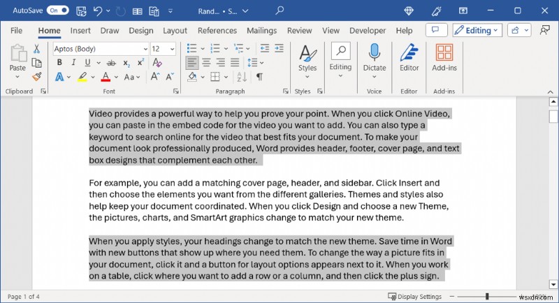 Master Text Selection in Word: Quick Guide to Select All & Custom Selections