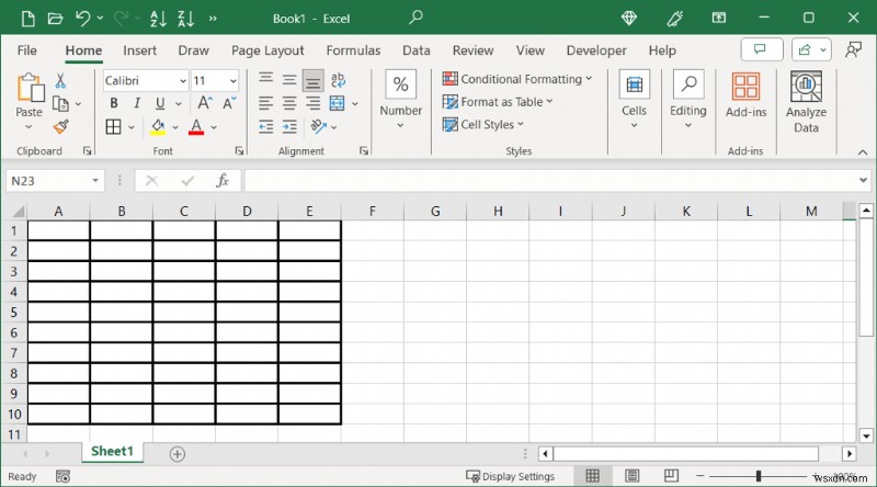 How to Apply Bold Borders and Enhance Lines in Microsoft Excel
