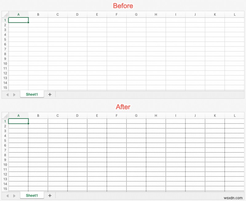 How to Apply Bold Borders and Enhance Lines in Microsoft Excel