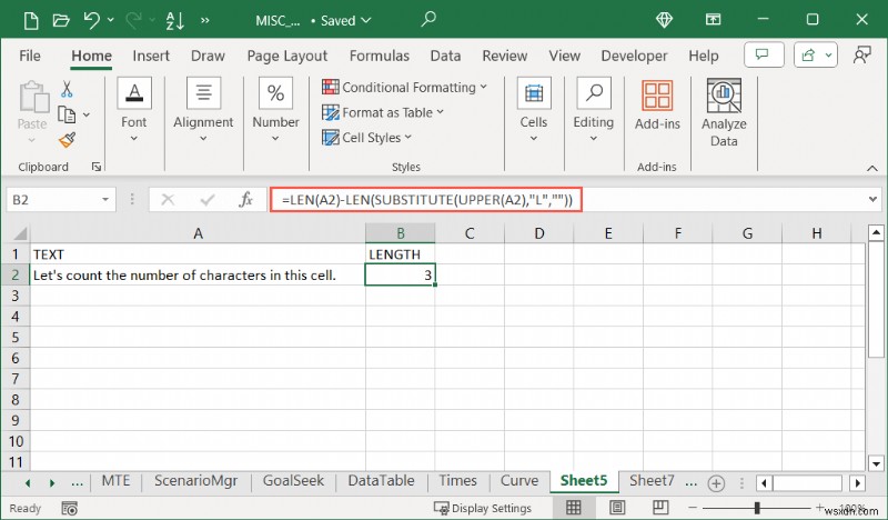 Master Excel: Count Characters in Cells with Simple Formulas