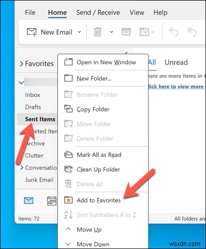 Remove Unwanted Favorites Folders from Outlook in 3 Simple Steps