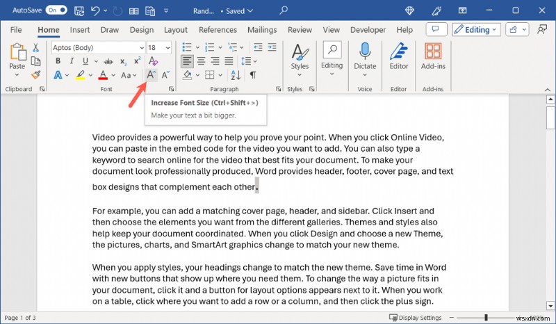 How to Enlarge Periods in Microsoft Word for Clearer Printing