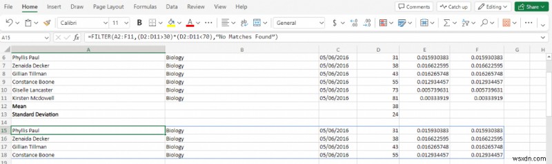Master Excel’s FILTER Function: A Quick Guide to Dynamic Data Filtering