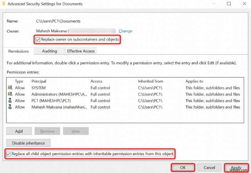 Resolve the ‘Failed to Enumerate Objects in the Container’ Error on Windows 10/11