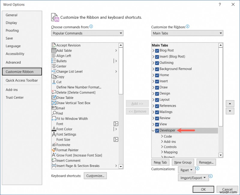 Enable and Use the Developer Tab in Microsoft Word: A Quick Guide